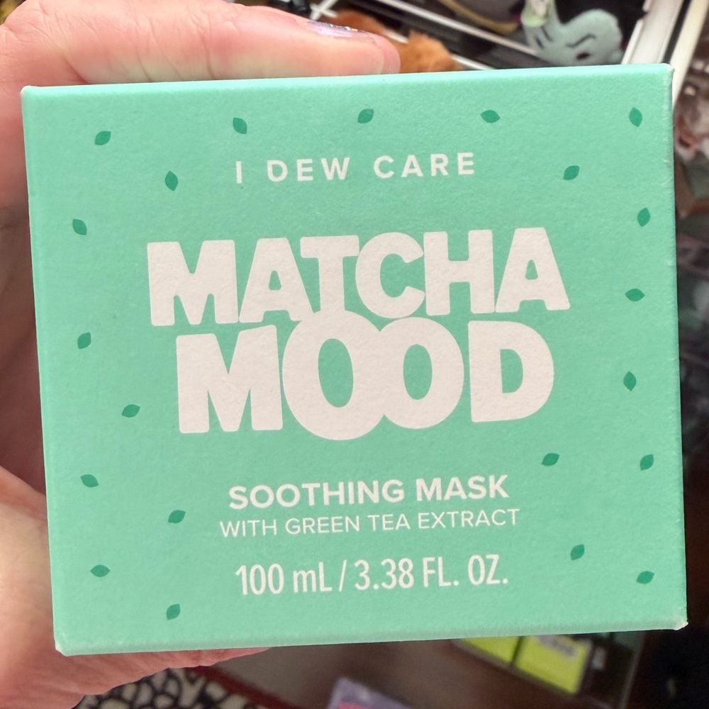 I Dew Care Matcha Mood Face Mask Green Tea Soothing Hydrating Korean KBeauty
